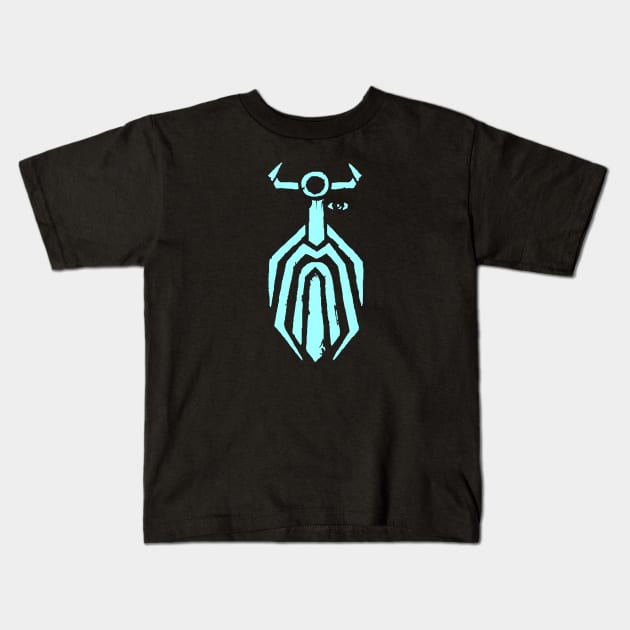 odin symbol Kids T-Shirt by Lamink